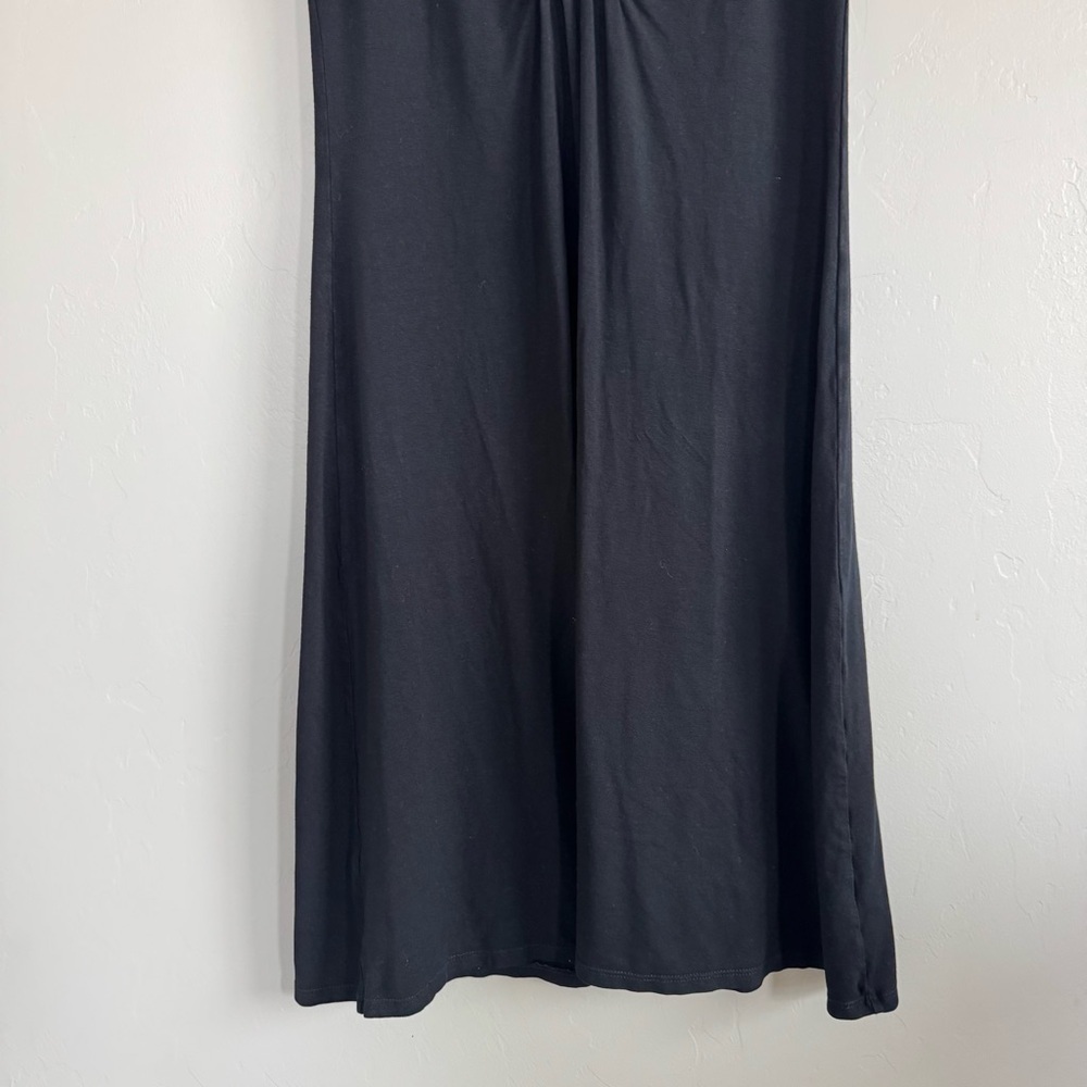 Fresh Produce Emma Dress Woman’s Size S Black Ruching Short Sleeve Style 21484 - Picture 7 of 8